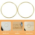 thumbnail image 3 of unbranded 15Ud Anillos Dorados Para Captura Sueños Decorativos Uso Para Hogar, 3 of 8