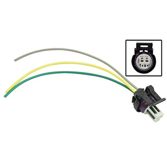 ICT Billet LS 3-Wire Pigtail - Coolant Temperature Sensor Connector - Water Temp LSX Plug LS1 WPCTS33