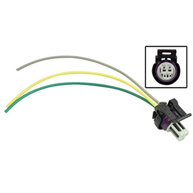 ICT Billet LS 3-Wire Pigtail - Coolant Temperature Sensor Connector - Water Temp LSX Plug LS1 WPCTS33