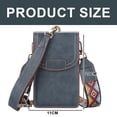 thumbnail image 2 of Bolsos cruzados pequeños para mujer, monedero para teléfono móvil, bolsos de hombro, cartera con ranuras para tarjetas, 20*11*5cm, 2 of 5