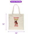 thumbnail image 5 of Proud French Bulldog Mom Happy Mother's Day with Love Canvas Tote Bag Dog Lover Gifts Reusable Shopping Grocery Bag - 02003, 5 of 5