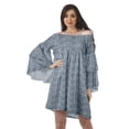 thumbnail image 1 of Moomaya Robe d'Été Dénudée pour Femmes, Robe de Plage en Coton avec Manches Cloche - m, 1 of 5