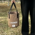 thumbnail image 2 of Xihbxyly Cubo Plegable, Cubo Portátil para Acampar Al Aire Libre, Gran Capacidad de 10 L, Material de Pvc Impermeable, Diseño Compacto y Ligero, Ideal para Senderismo, Pesca y Viajes, Almacenamiento, 2 of 7