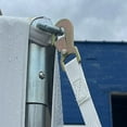 thumbnail image 3 of Moose Supply Heavy Duty White Ratchet Tie Down Strap with Snap Hook, 1" x 12", 3 of 8