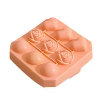 Whiskey Ice Cubes Mold,Rose Gift Ball Ice Maker Mold,Fun Shapes Silicone Ice Cube Tray for Birthday Christmas Party,Rose Ice Cube Mold for Cocktails,Bourbon,Whiskey,Father's day gifts