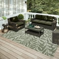 thumbnail image 2 of Addison Rugs Indoor/ Outdoor Addison Yuma Foliage Motif Washable Area Rug 5' x 7'6" - Green, 2 of 9