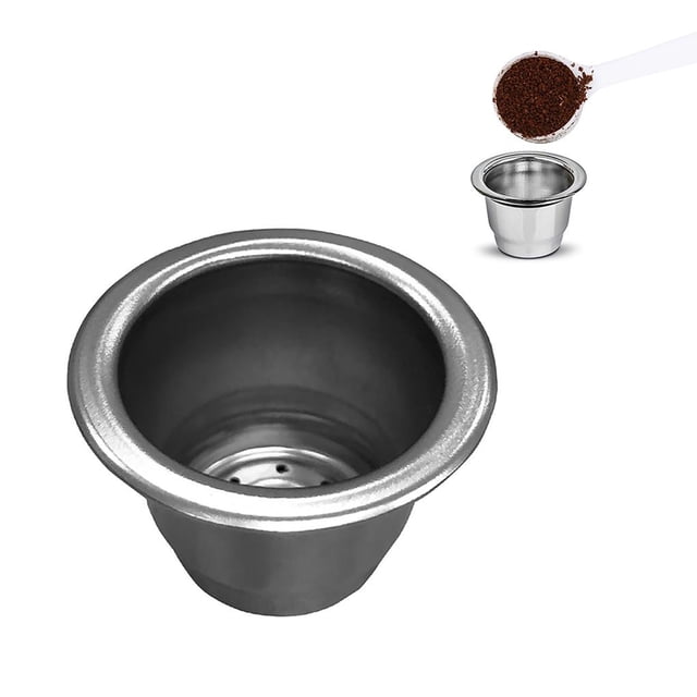 Billuyoard Reemplazo de filtros de café de filtro de café reutilizable de acero inoxidable Organizadores de utensilios de cocina Plata Billuyoard HA026269-01