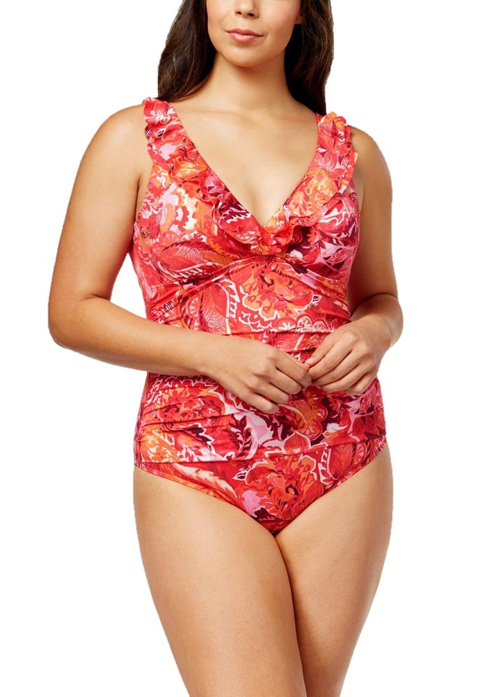 ralph lauren womens plus size swimsuits