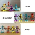 thumbnail image 5 of YOPTOP Bendable Robot, Assorted Colors and Styles -12 Pack- Party Favor, Accessory, Goody Bags, Prizes, Piñatas, Carnivals, 5 of 5