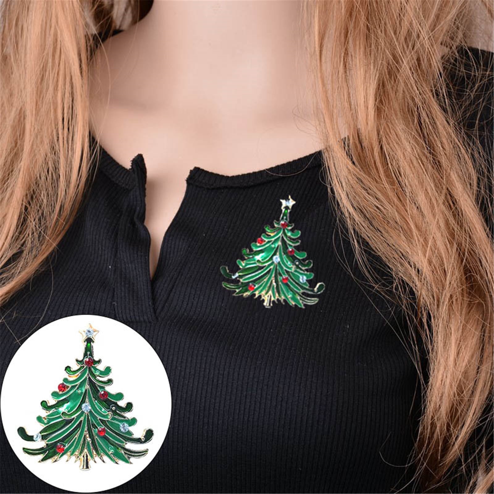 Broche Père Noël En Métal - Accessoire De Fête Pour Vêtements, Sacs Ou Chapeaux - 13
