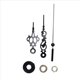 thumbnail image 5 of 2X Mecanismo de Movimiento de Reloj de Pared de Cuarzo Kit de Piezas de Reparación DIY Negro Mecanismo de Movimiento del Reloj, 5 of 5