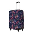 thumbnail image 2 of Daiia Flowers And Humming Bird Luggage Cover, Thickened Washable Travel Luggage Covers, Elastic Unique Baggage Covers for 18-20 inch Luggage-Large, 2 of 9