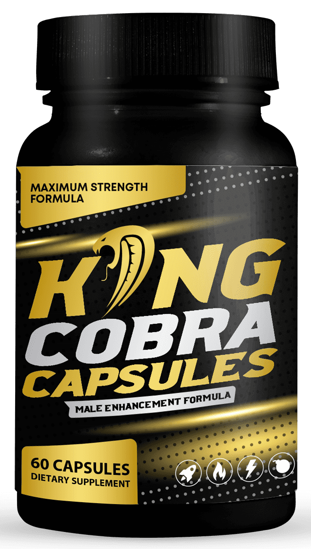 King Cobra Capsules Extra Strength Formula Pills for Men Vitality 60 Capsules