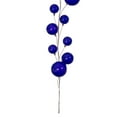 thumbnail image 4 of Vickerman 10' Purple Pearl Branch Ball Wire Garland., 4 of 4