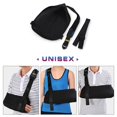 thumbnail image 2 of WALFRONT Arm Sling Shoulder Immobilizer Bracing High Pouch Support Strap Black, 2 of 7