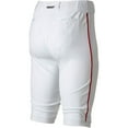 thumbnail image 4 of Marucci Men's Excel Tapered DoubleKnit Piped Knicker Baseball Pants White/Red 2XL, 4 of 5