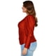 thumbnail image 2 of Blusa de puño cerrado Roman Fashion/Tallas Extras, 1809 (Ladrillo) naranja oscuro 36 Roman Fashion BL-GR-1809-LADRILLO-ALL, 2 of 7