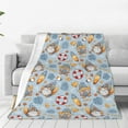 thumbnail image 1 of Fotbe Summer Time With Gnome Manta de Franela Acolchonada con Estampado, Súper Suave y Esponjosa, Extra Grande para Sofá, Cama, Uso Todo el Año-50"x40", 1 of 7