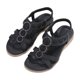 thumbnail image 2 of MKLEKYY Sandalias Flexi de Verano para Mujer, Sandalias de Látex Bohemias Con Diamantes de Imitación, Cómodas Sandalias Planas de Talla Grande para Resort, 2 of 4
