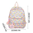 thumbnail image 3 of Miwamany Lightweight Kids Casual Backpack, Spine Protection Breathable Small Schoolbag, Waterproof Wear-Resistant Cute Cartoon Daypack for Kindergarten Outdoor Daily Activities, 3 of 9