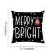 thumbnail image 3 of 45x45cm Christmas Printed Pillow Cover Series Home Sofa Decoration Cushion Cover Bedroom Pillow Cover, 3 of 6