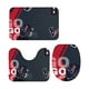 thumbnail image 4 of Juego de 3 alfombras de baño del equipo Texans Alfombra antideslizante para baño de 24 x 16 pulgadas, 4 of 7