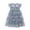W124 Blue, variant on Curuila Kids Toddler Girls Mesh Dress Flutter Sleeve Floral Embroider Crew Neck Party Comfort Dresses For Girls Size 2-3 Years