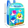 thumbnail image 4 of Mochila Baby Shark Mini 11 para niños con correas ajustables, 4 of 9