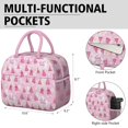 thumbnail image 6 of Womens Pink Christmas Tree Pattern Lunch Box for Work,Insulated Lunch Bag for Women,Loncheras Para Mujer,Leakproof Adult Lunch Bag for Work,Beach,Travel,Picnic,Camping, 6 of 7