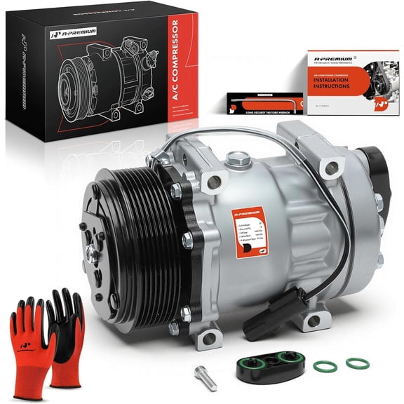 A-Premium AC Compressor with Clutch Compatible with Dodge Ram 2500 3500 1994-2005 Ram 4000 2005