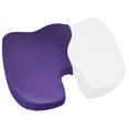 thumbnail image 6 of NewHome Memory Foam Coccyx Seat Cushion for Tailbone Hip Support Chair Pillow, Purple, 6 of 8