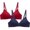 Red, variant on Herrnalise 2pcs New Activewear Women's Comfort Devotion Underwire Bra, Full Coverage Convertible T-Shirt Bra