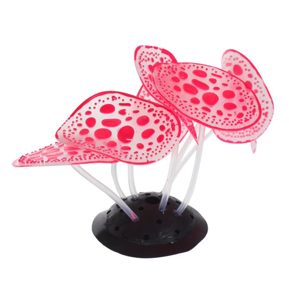 FOMIYES Glowing Silicone Coral Aquarium Decor with Realistic Texture for Freshwater and Fish Tanks
