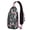 Pink-28, variant on Canine Paw Bone Tail Furry Print Crossbody Backpack Travel Daypack, Adjustable Shoulder Strap, Lightweight and Durable, Fashionable appearance, Ideal for outdoor activities, outdoor enthusiasts