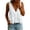 White, variant on Babydoll Tank Tops Womens Deep V Neck Sleeveless Ruffle Peplum Flowy Blouse Cute Summer Dressy Casual Cute Going Out Top for Women Cotton Linen Khaki XL