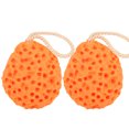 thumbnail image 2 of Bath Sponge, Increase Flexibility Baby Bath Scrubber Rich In Bubbles  For Home Orange, 2 of 8