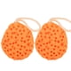 thumbnail image 1 of Esponja de baño para bebé, 2 uds., frotador corporal suave para baño, ducha infantil, bola de baño espumosa, color naranja, 1 of 5