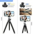thumbnail image 4 of Cell Phone Tripod, Portable Flexible Cell Phone Tripod With Wireless Remote Shutter And Phone Mount, 4 of 5