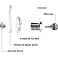 thumbnail image 2 of GHSDFBB 5 Pack 5/8" Inch Zinc Alloy Premium Cabinet Cam Locks, Alike Keyed Cam Lock Set, Secure Files Drawers Mailbox RV Camper Door Tool Box, 2 of 6