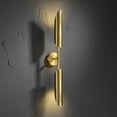 thumbnail image 4 of AMONSEE Gold Wall Sconces Modern Metal Up And Down Light Hard Wired, 4 of 7