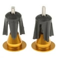 thumbnail image 3 of GARENDE 4x1 Pair Aluminum Alloy Handlebar Grips Handle Bar End Gold 4 Pcs, 3 of 9