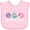 AD-Pink, variant on Inktastic Eat Sleep Pilates Girls Baby Bib