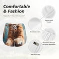 thumbnail image 6 of Lsque Floating Cat And Donuts Printed Women's Running Shorts with Liner Pockets,Elastic Quick Dry Workout Athletic Gym Yoga Shorts,Womens High Waist Shorts-Small, 6 of 9