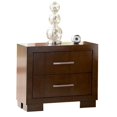 thumbnail image 2 of Home Square 4-Piece Set with Bed 2-Drawer Nightstand Double Dresser Wall Mirror, 2 of 13