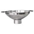 thumbnail image 1 of MasteelfCA 1pc Stainless Steel Multifunctional Kitchen Gadget Large Diameter Binaural Funnel Hopper (Silver), 1 of 7