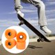 thumbnail image 4 of Greeniant Paquete de 4 ruedas de monopatín de 51mm, tabla de derrape de patín, rodillo de PU para deportes al aire libre, piezas de monopatín, Patinetes eléctricos Naranja Greeniant OD020100-05, 4 of 6