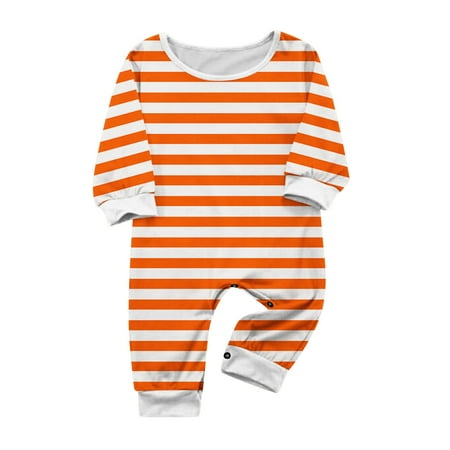 

Don t Miss Out Ha-110-ween Print Family Matching Long Sleeved Parent-child Suit Home Clothes Suit