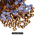 thumbnail image 3 of Uxcell 2880 Pcs Hotfix Rhinestones Flatback Crystal Gems SS10 2.9mm Gold, 3 of 5