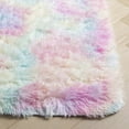 thumbnail image 3 of SAFAVIEH Rainbow Jaki Solid Shag Area Rug, Rainbow, 2' x 3', 3 of 7