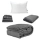 thumbnail image 1 of Edredón Individual DICASA Homy Gris Sábanas Royal Protector Lux Almohada Royal, 1 of 8